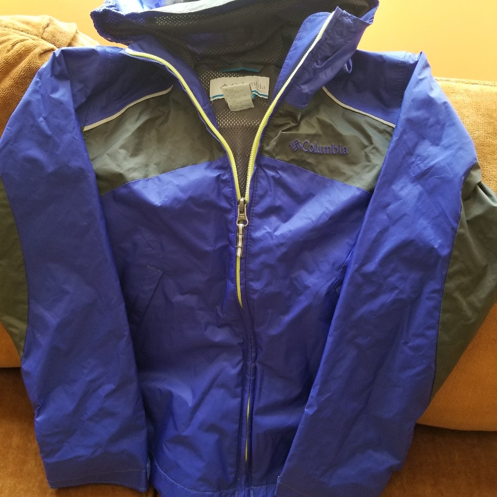 Columbia rain coat, wind breaker 7 8